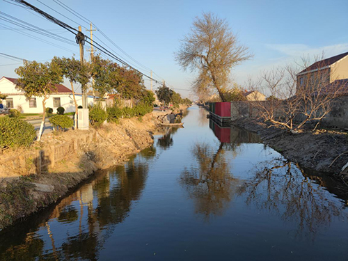 河道清淤换新颜 水清岸绿惠民生——江苏省盐城市射阳县合德镇兴庆社区五中沟河道清淤整治工作圆满完成